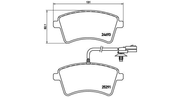 MAGNETI MARELLI Piduriklotsi komplekt,ketaspidur 363700468058